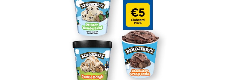 €5 Ben and Jerry's ice cream
