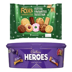 Chocolate and biscuits