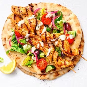 Savour the flavours of summer with grilled chicken and cooling tzatziki