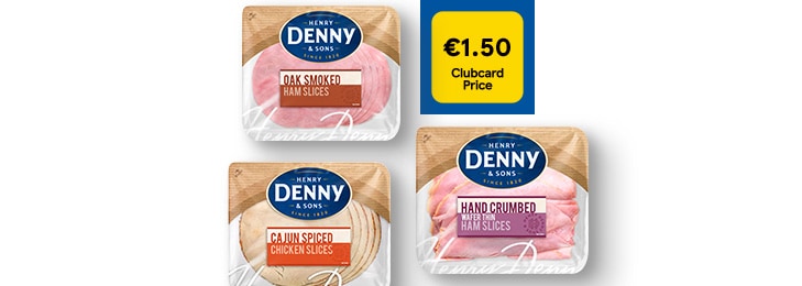 Stock up on lunchtime essentials for less with €1.50 sliced Denny meats
