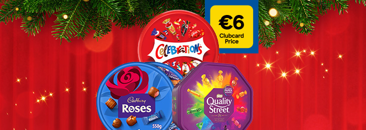 €6 tubs of choc 