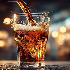 Soft drinks and cordials