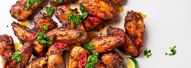 Make our spicy gunpowder chicken wings - gorgeous 