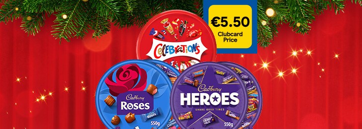 €5.50 chocolate tubs