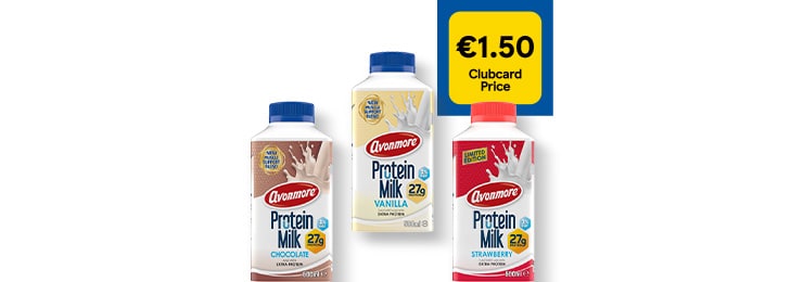 €1.50 on Avonmore Protein Milk
