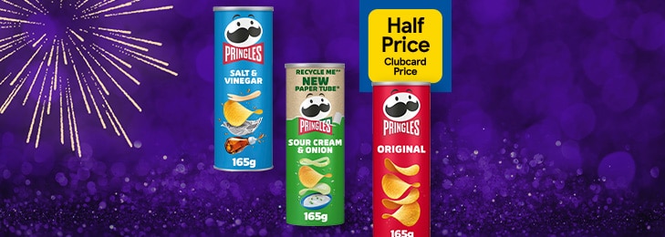 Stack your snacks with half price Pringles