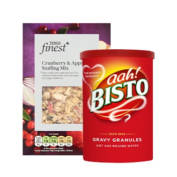 Gravy, stuffing and condiments