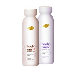 New Dove body + mind body wash