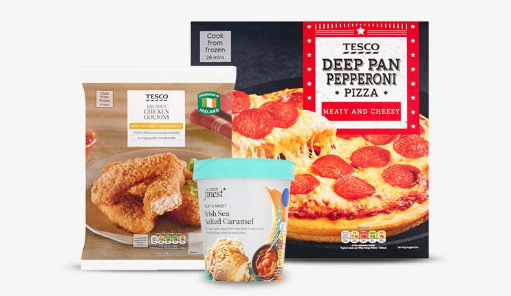 Pick up our great value frozen foods made with Irish ingredients or your favourite Irish brands, like Green Isle