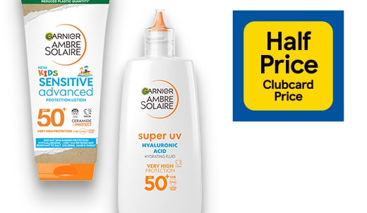 Half price suncare