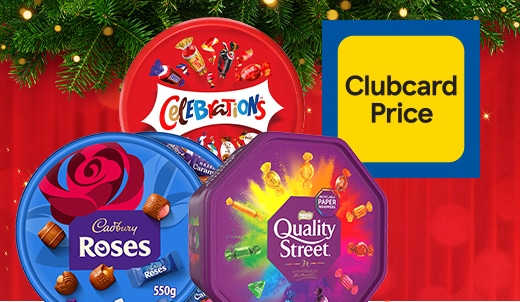 Christmas chocolate tubs