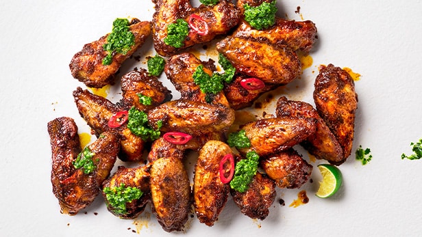Try our super-moreish, spicy chicken wings