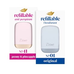 New Dove refillable antiperspirant kits