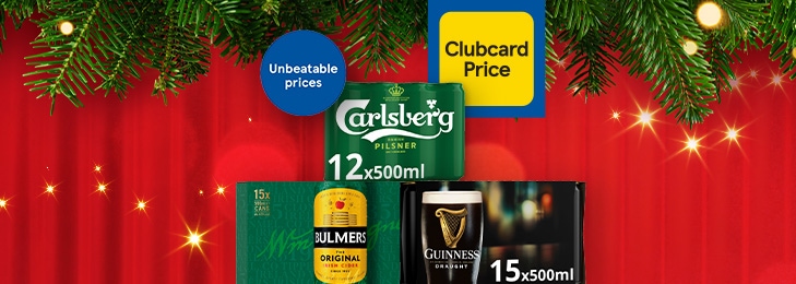 Pick up Guinness, Carlsberg and more to celebrate party season