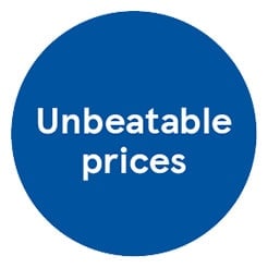 Unbeatable prices