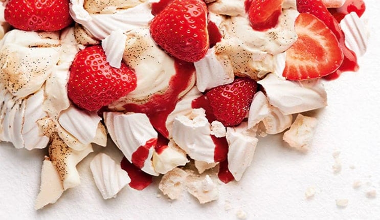 Make our Eton mess-inspired strawberry meringue treat with the kids