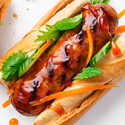 Banginʼ bánh mì hot dogs