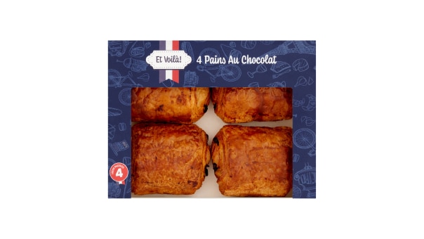 Et Voilá Pain au Chocolat 4 Pack tbc