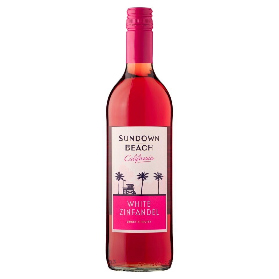 image 1 of Sundown Beach California White Zinfandel Pink Wine Semi-Sweet 750ml