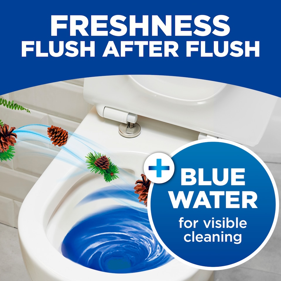 image 1 of Bloo 2in1 In-Cistern Limescale Prevention Toilet Blocks 2 x 50g (100g)