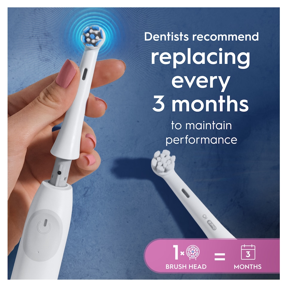 image 1 of Oral-B iO Gentle Clean White Toothbrush Heads 4 Pack