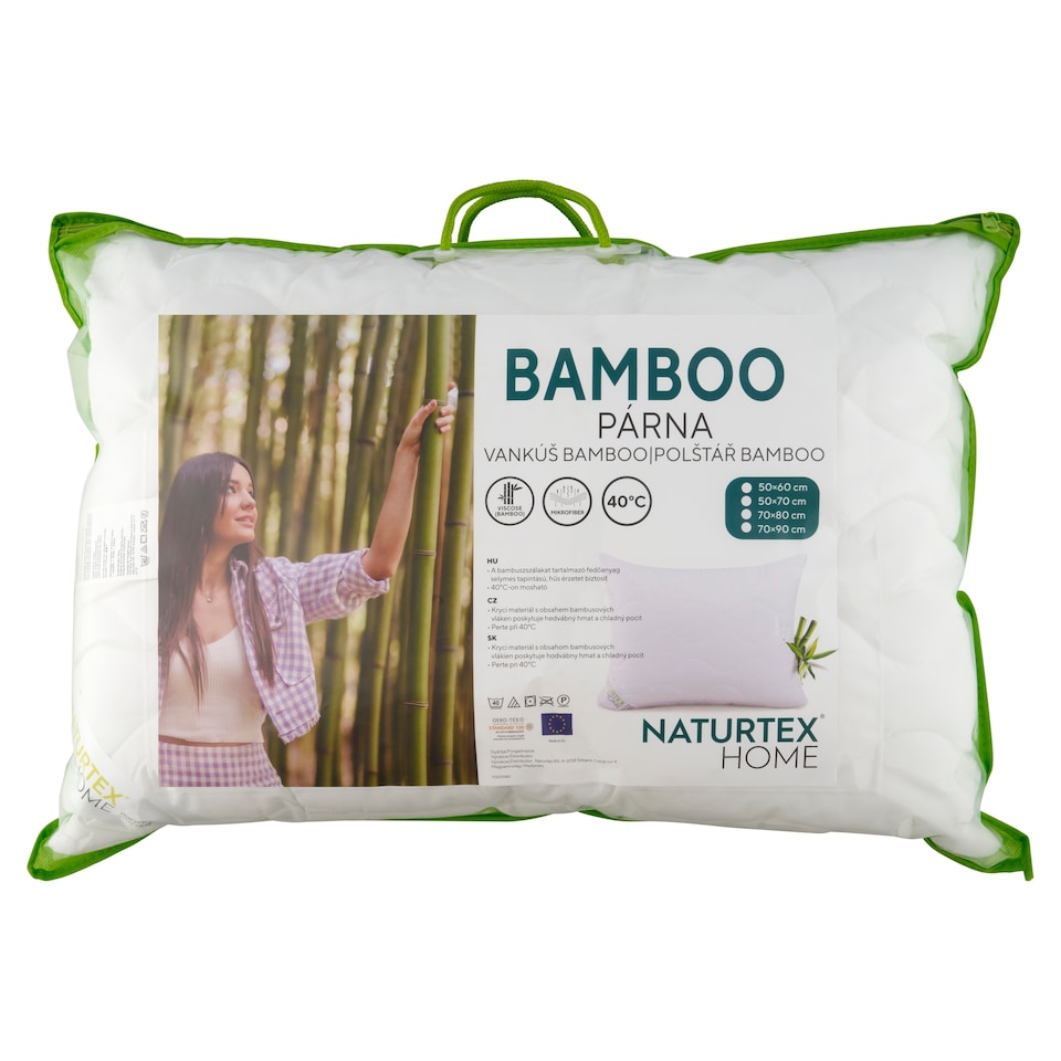 image 1 of Naturtex Home Bamboo Pillow 50 x 70 cm