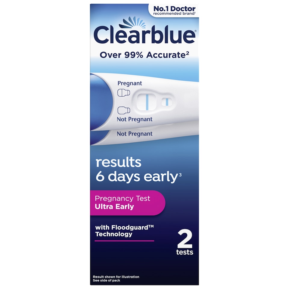 image 1 of Clearblue Early Detection Pregnancy Test Kit 2 Pack