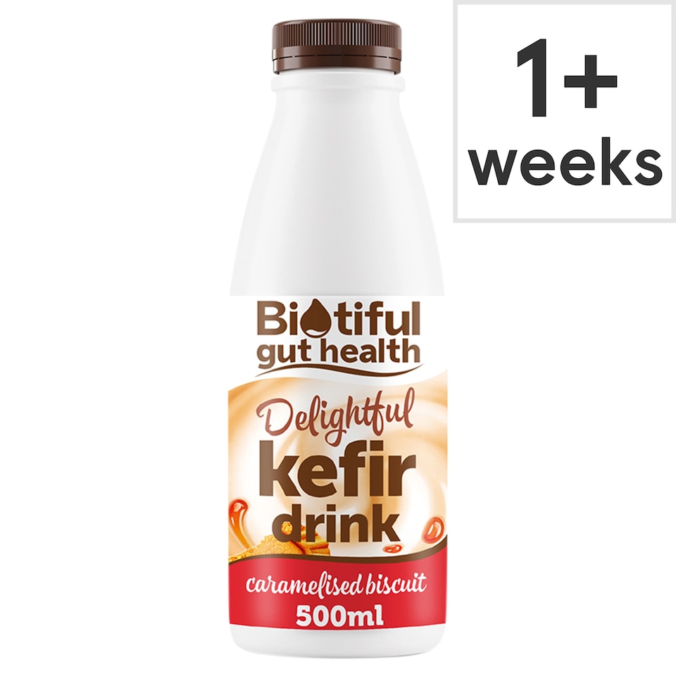 Biotiful Gut Health Delightful Kefir Drink Caramelised Biscuit 500ml