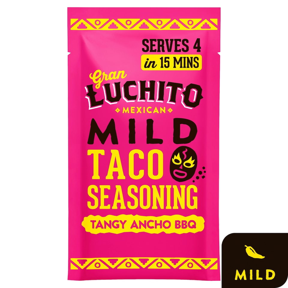 image 1 of Gran Luchito Mild Taco Seasoning 28g