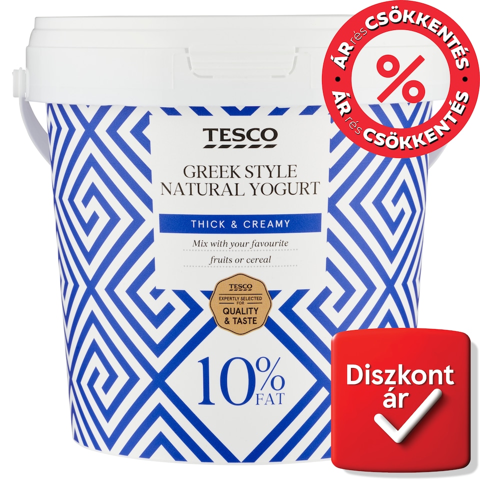 Tesco Greek Style Natural Yogurt 1 kg