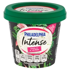 Philadelphia Intense Garlic & Herb Soft Cream Cheese 140G