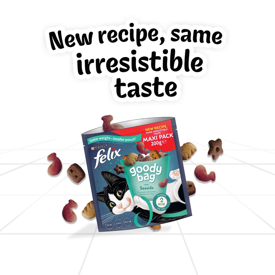image 1 of Felix Goody Bag Cat Treats Seaside Mix 200G