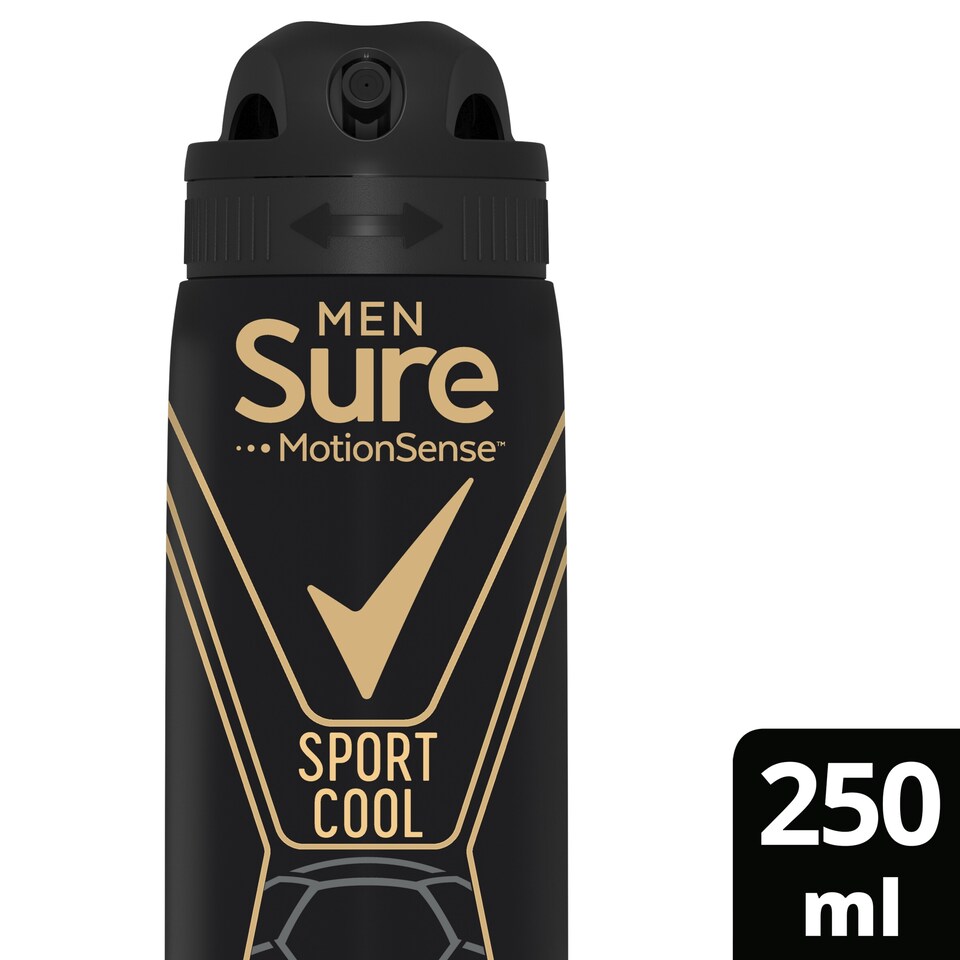 image 1 of Sure Men Sport Cool Antiperspirant Deodorant 250Ml