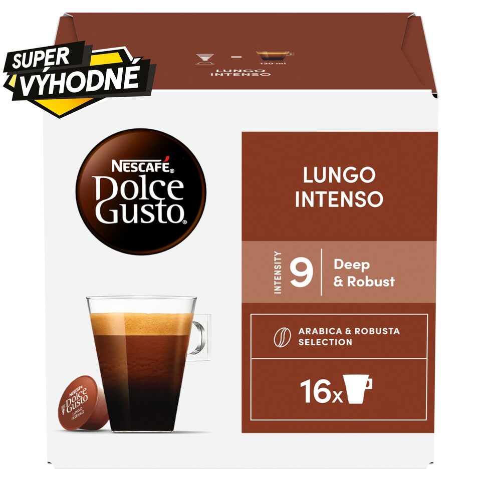 image 1 of NESCAFÉ® Dolce Gusto® Lungo Intenso - Coffee Capsules - 16 Capsules in a Pack
