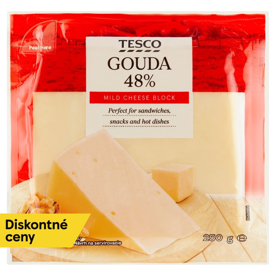 Tesco Gouda 48% 250 g