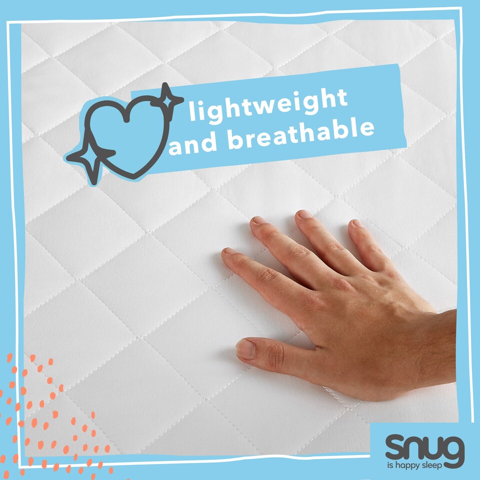 image 1 of Snug Easy Breezy Mattress Protection King