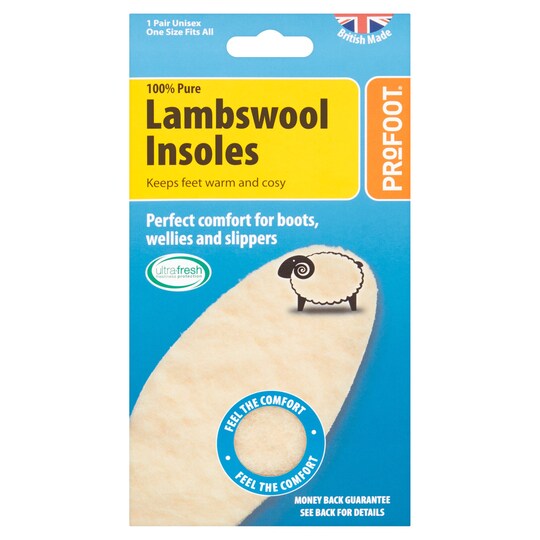 Profoot Lambswool Insole 1 Pair Tesco Groceries