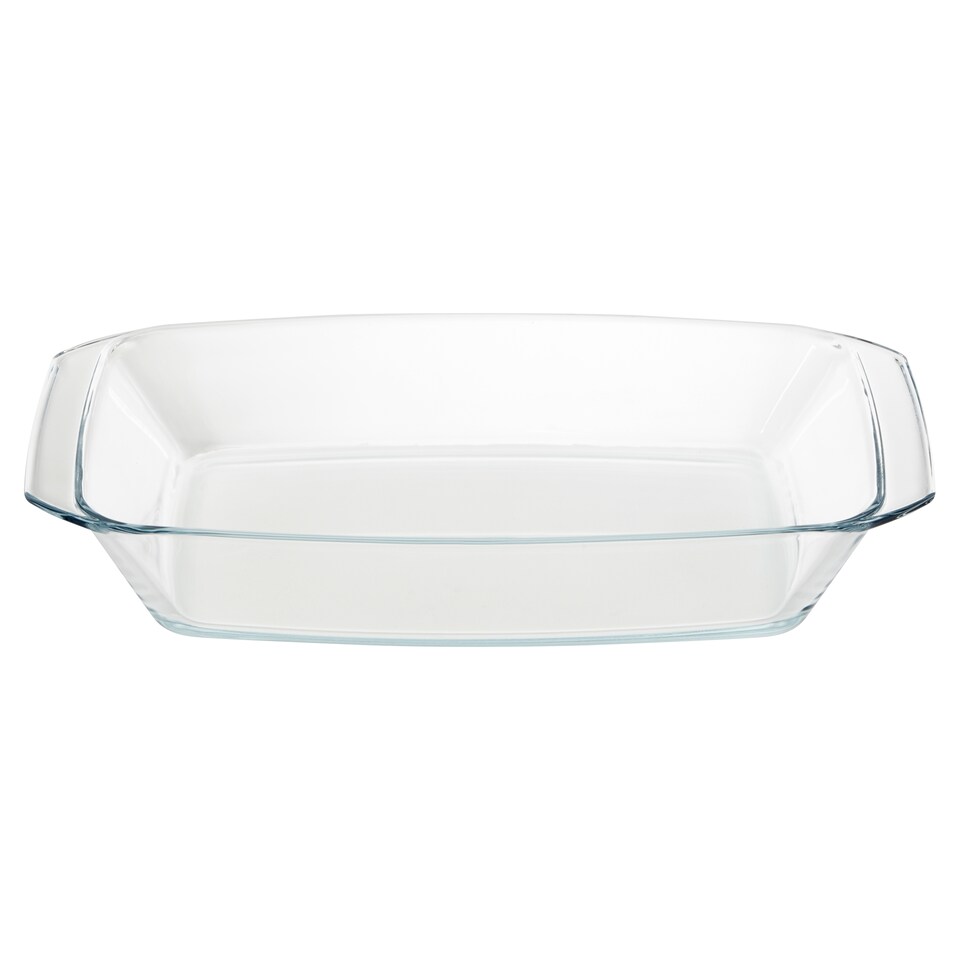 Tesco Glass Rectangular Roaster 39X23 Cm