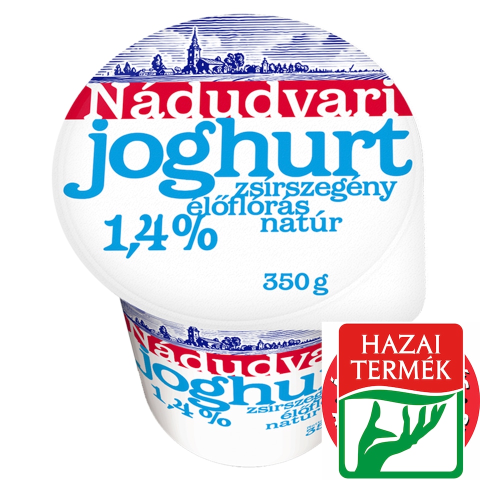 Nádudvari zsírszegény élőflórás natúr joghurt 1,4% 350 g