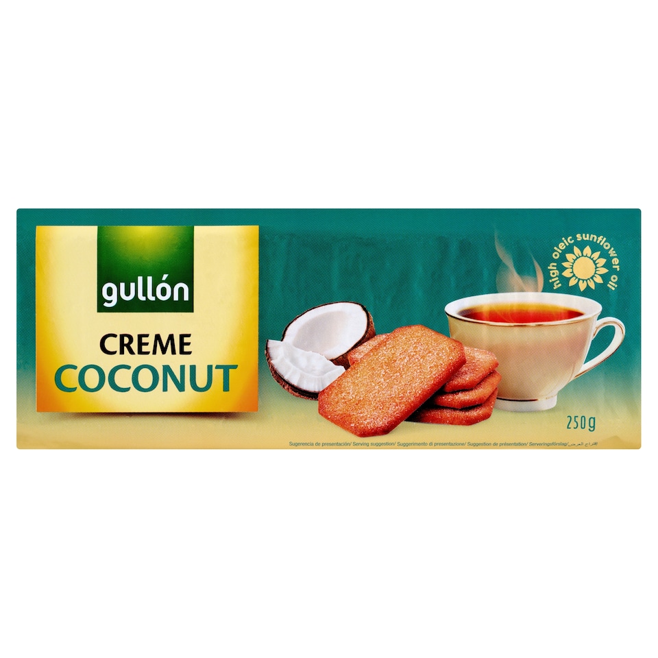 Gullón kókuszos keksz 250 g  1. kép