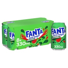 Fanta Zero Watermelon 8x330ml