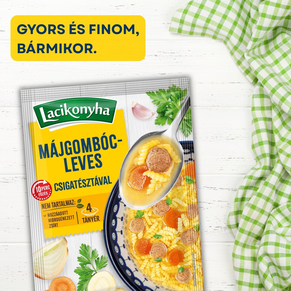 image 1 of Lacikonyha Liver Dumpling Soup with Spiral Pasta 64 g