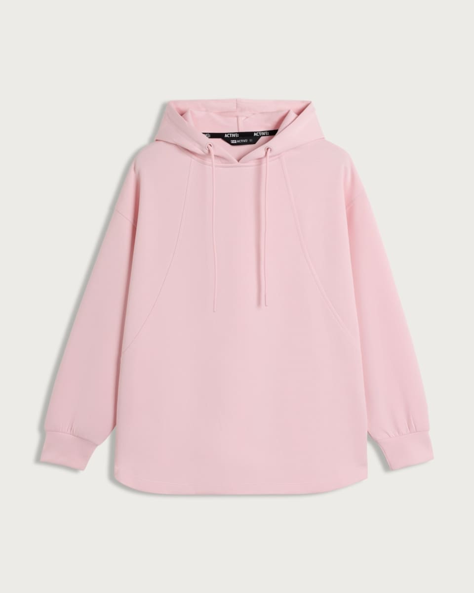 F&F Active EVERYHOUR Drawstring Hoodie in Pink
