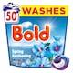 image 1 of Bold Washing Liquid Pods Spring Awakening 50 washes 985g