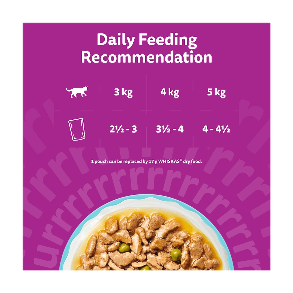 image 1 of WHISKAS 1+ Aromatic Seafood Delight Selection Wet Cat Food Pouches in Gravy 12x85g