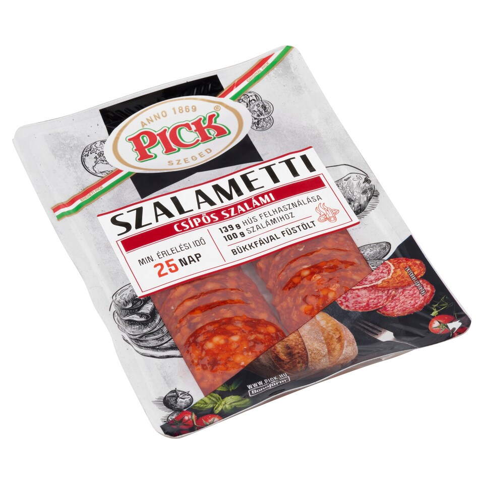 PICK Szalametti szeletelt csípős szalámi 70 g