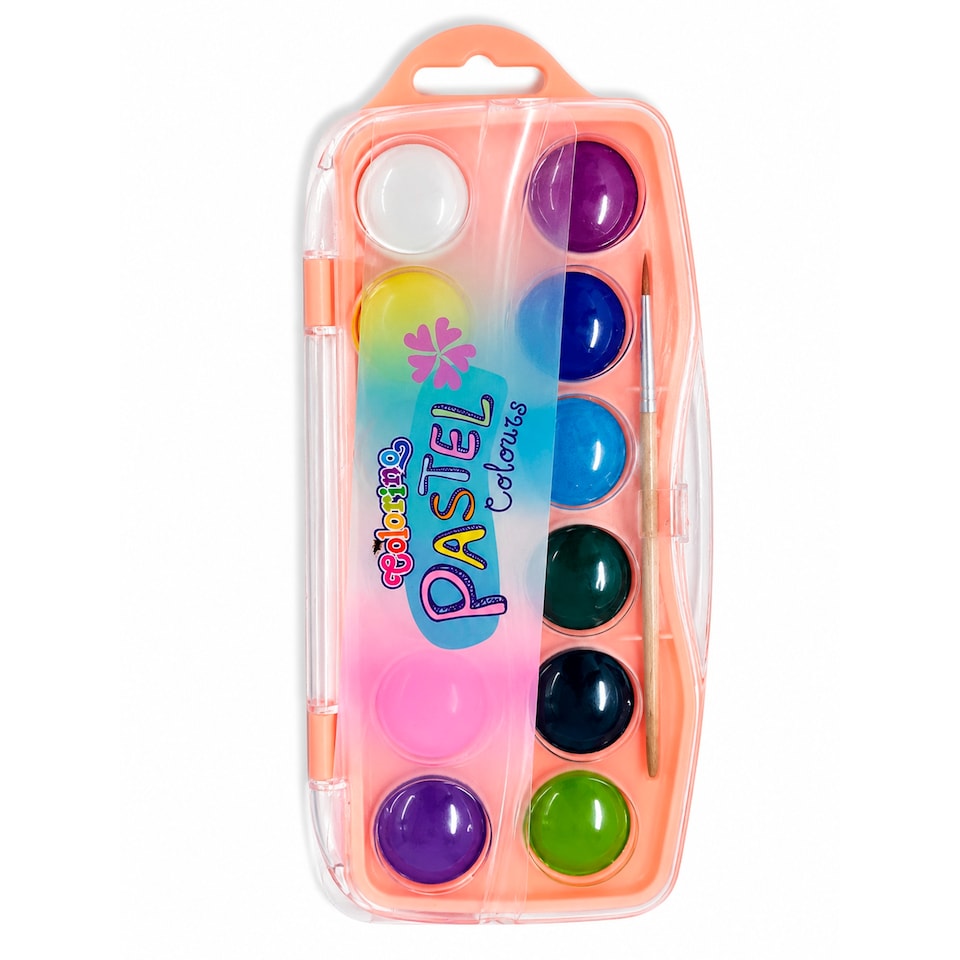 image 1 of Colorino Pastel Colours Water Colours 12 pcs