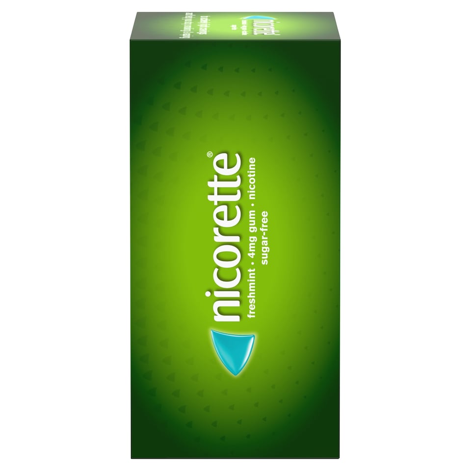 image 1 of Nicorette Stop Smoking Aid 4mg Nicotine Gum - Freshmint 105s