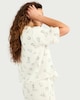 image 3 of F&F 2-Piece Pure Cotton Horseshoe Pyjama Set in Cream