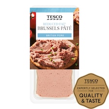 Tesco Reduced Fat Brussels Pate 200G